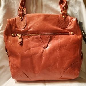 Victor Alfaro Peach Handbag